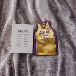 Mini  Kobe Bryant Jersey