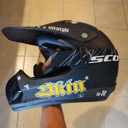 Skin Motocross Helmet 
