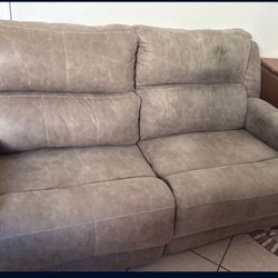 Electric Reclining Sofas (2) Modular With Storage (Like New!)