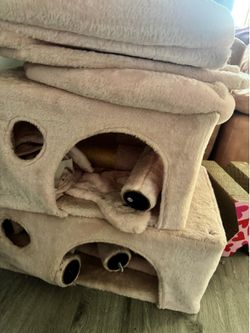 Free pink cat tree