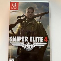 Nintendo switch Sniper Elite 4