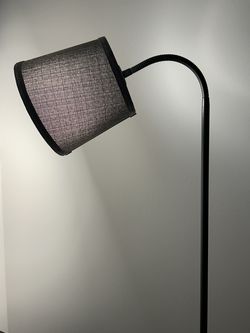 Adjustable Floor Lamp - Gray/Black