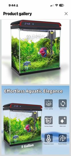 5 gallon smart fish tank
