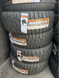 275/60R20 Arroyo RT (4) NEW TIRES INSTALLATION AND BALANCE INCLUDED 50,000 MILES WARRANTY