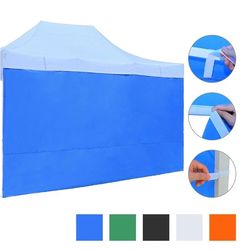 Canopy Tent Wall 15x7ft Canopy Sidewall Panel (Color Options) - Weather Sun Protection - Thanksgiving Sale