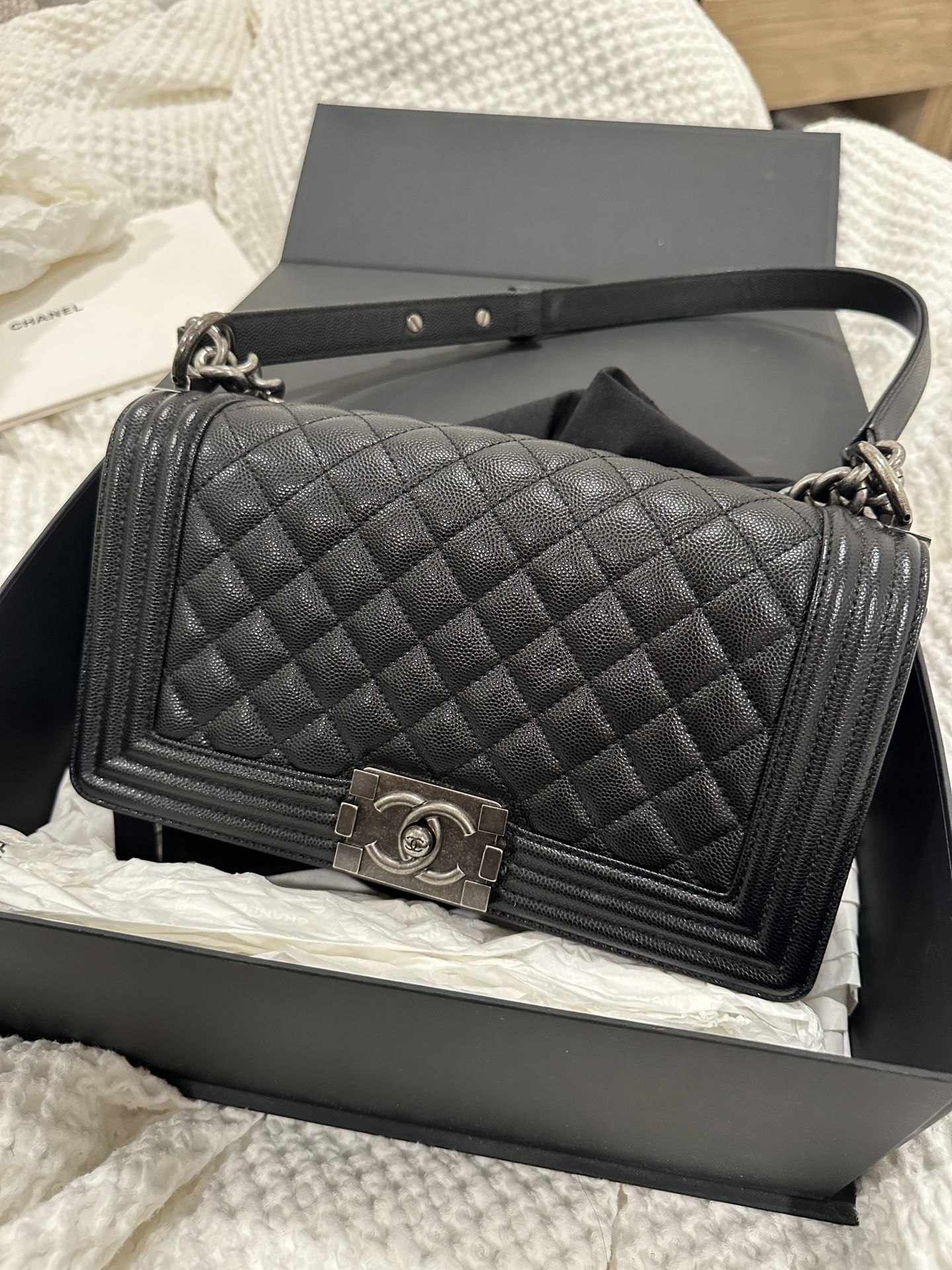 Chanel Old Medium Boy Bag (Excellent Condition)