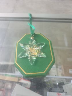 Swarovski 2024 annual edition snowflake crystal star ornament