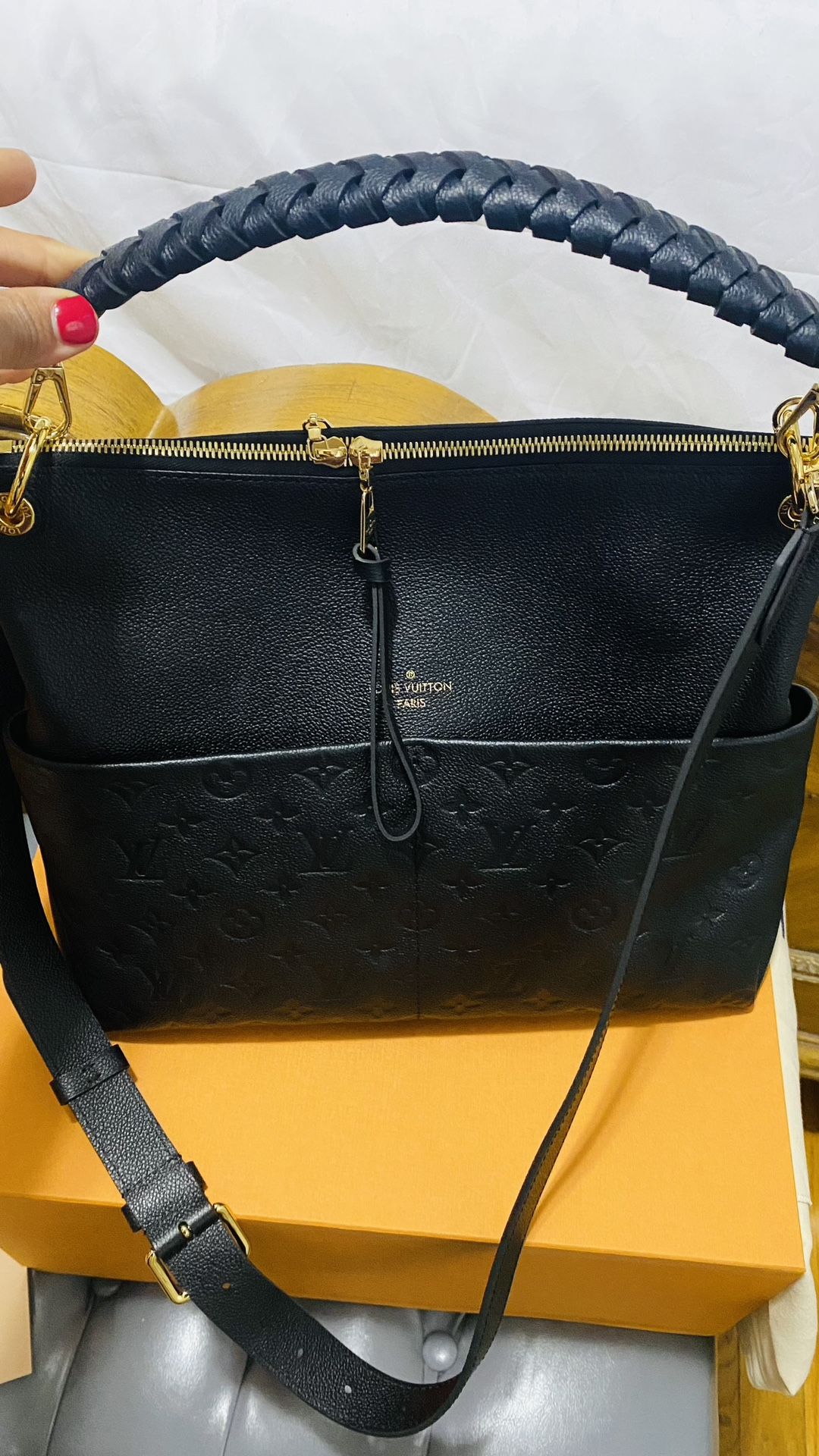 Louis Vuitton Leather Maida Hobo Bag