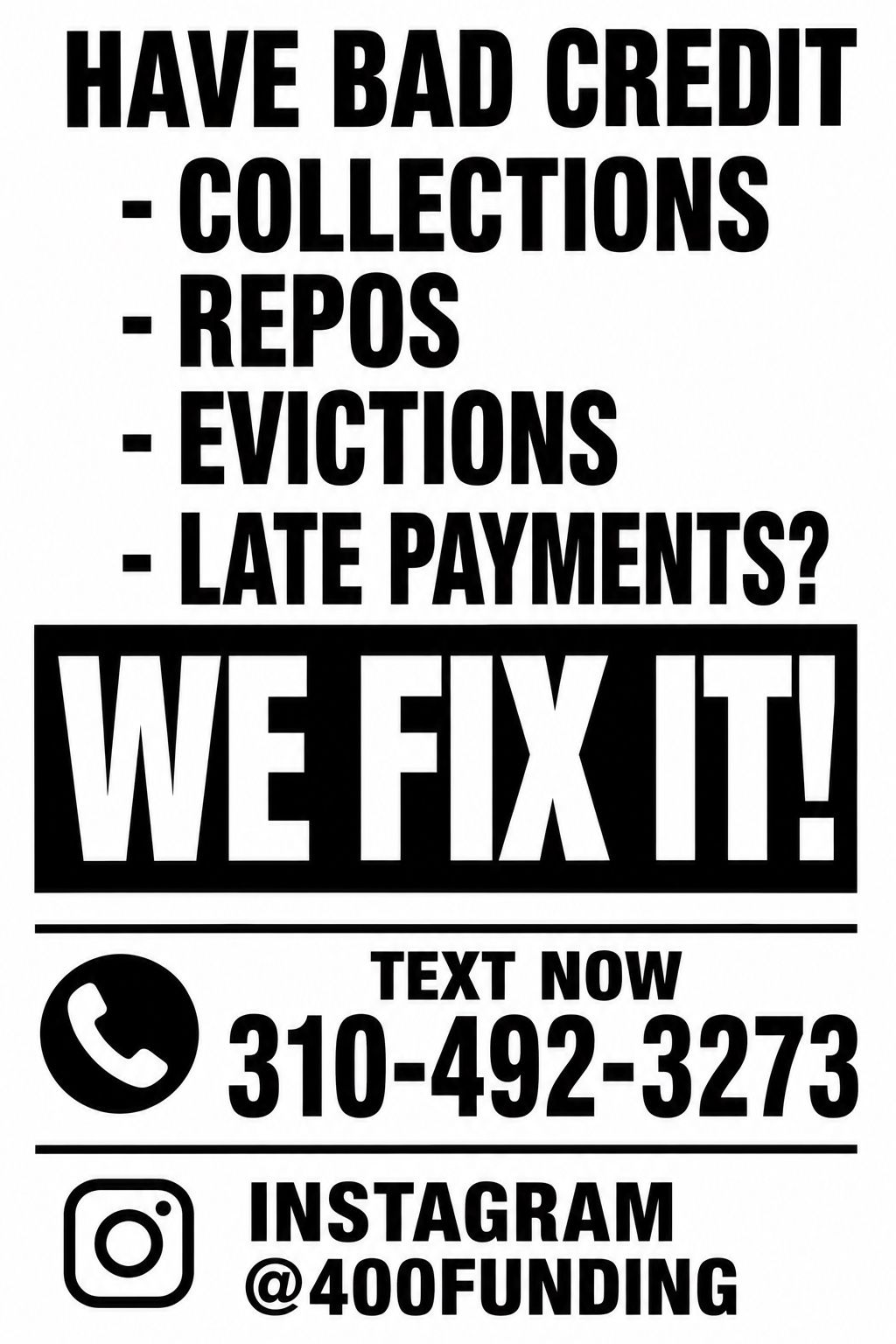 700+ CREDIT. Loan approval, Financing, Apartments