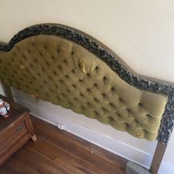 Velvet King Headboard 