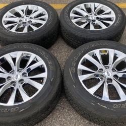 20” OEM Chrome Ford Expedition F150 Lincoln Navigator Mark LT We Finance Rims Tires Factory