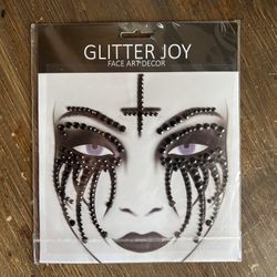 Black Rhinestone Makeup Face Masks Custom 