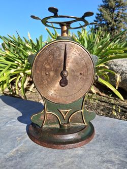 ANTIQUE SALTER'S IMPROVED FAMILY SCALE No50 BRITISH MADE C1900 VERY ACCURATE...STUNNING PIECE!....asking $150.00