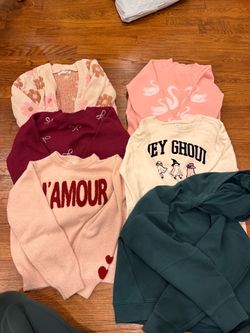 Girls Sweater and Sweatshirt Bundle – 10 Pieces
