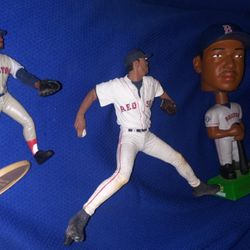 3 Pedro Martinez Figures Bobblehead Vintage