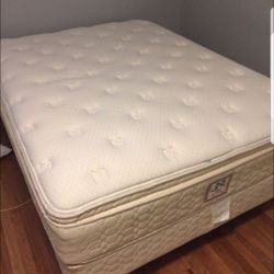 Very Clean Queen Size Sealy Posturpedic Luxury Mattress 