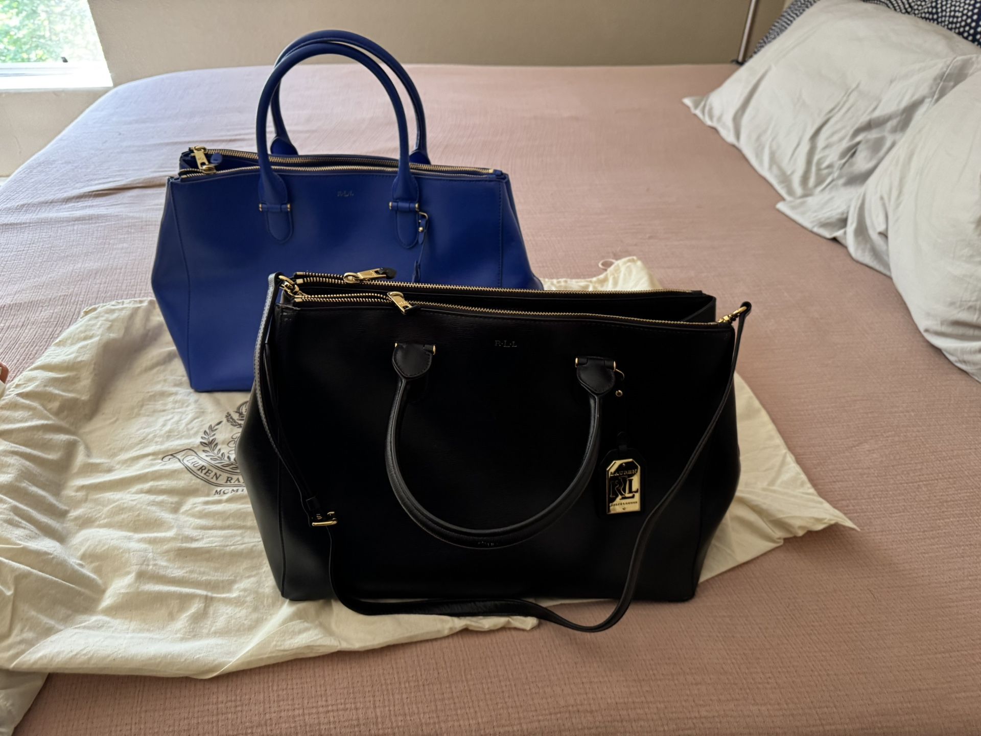 2 hobo Bags And 2 Ralph Lauren Bags