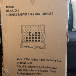 Jumbo Connect 4 Wooden 