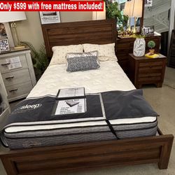 4 Pc Bedroom Set Full Size On Sale Now $499
