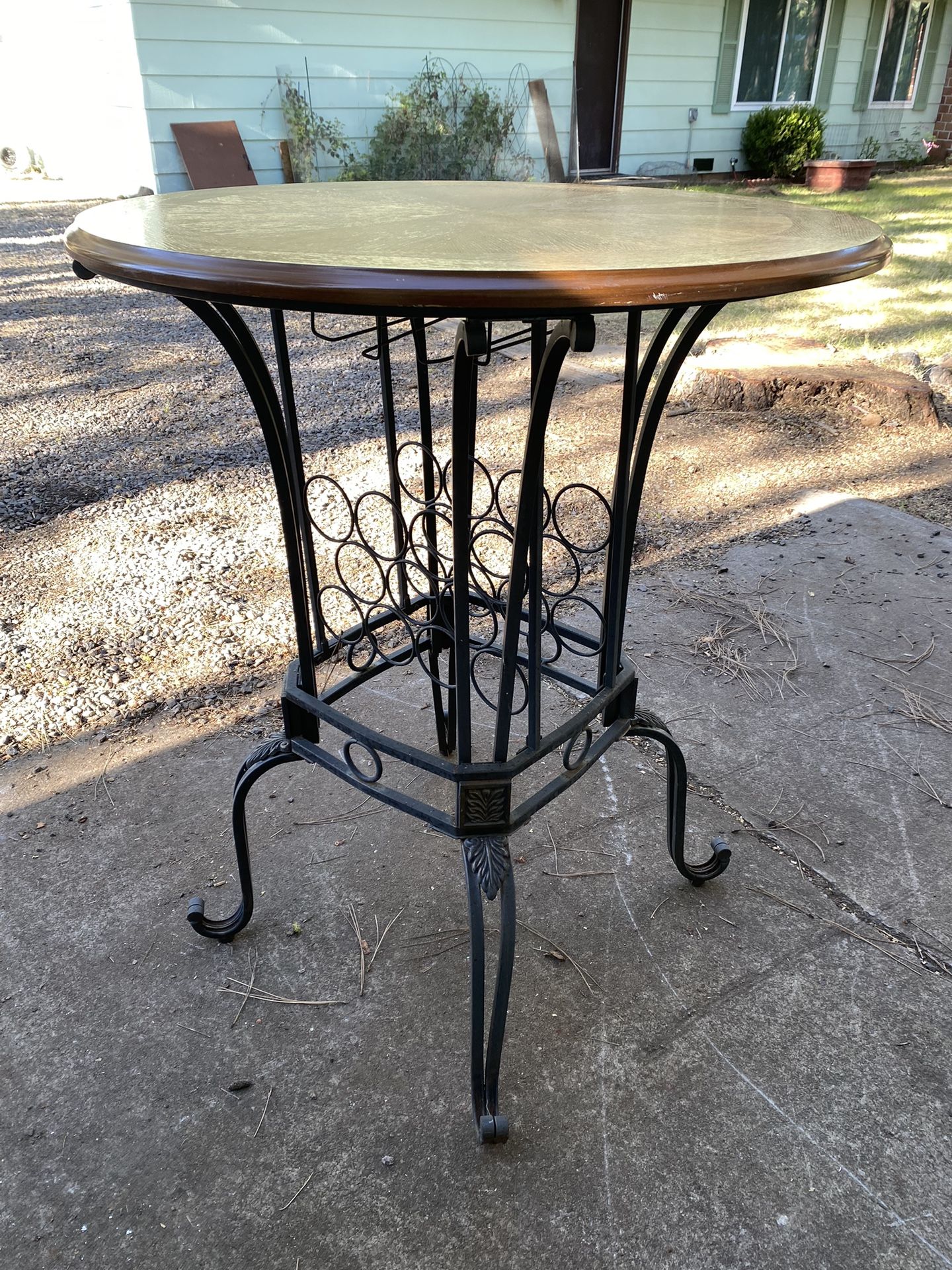 Bar height table 42.5”x 34.5”