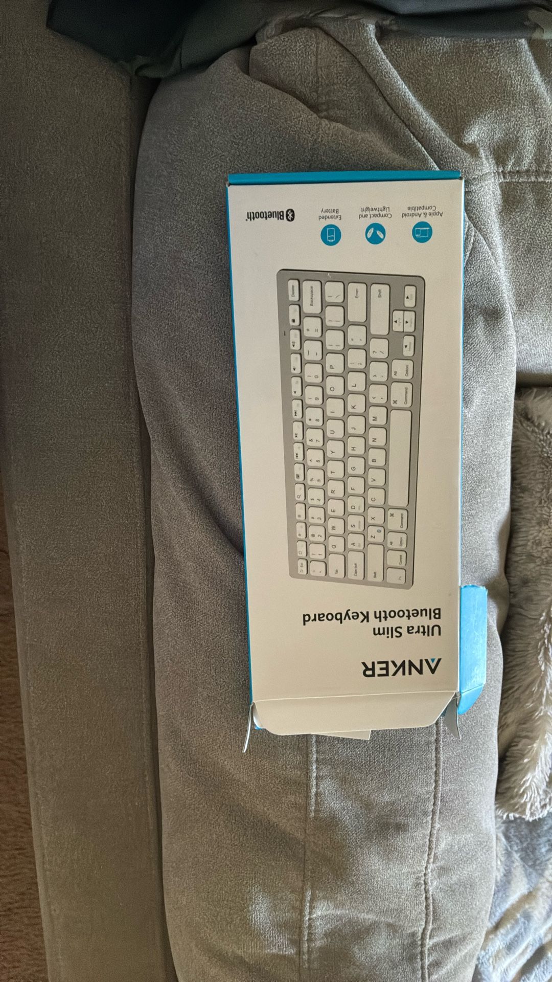 Anker Ultra Slim Bluetooth Keyboard.