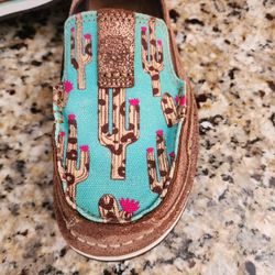 Women Ariat Cruisers Leather Loafer Western Shoes 8.5