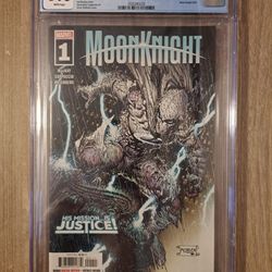 CGC Graded Moon Kight #1 1st Appearance Dr. Badr 1st Cameo Hunter's Moon