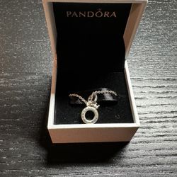 Pandora Necklaces combo with Small O Pendant and charm