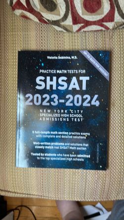 NYC SHSAT Practice Math Books