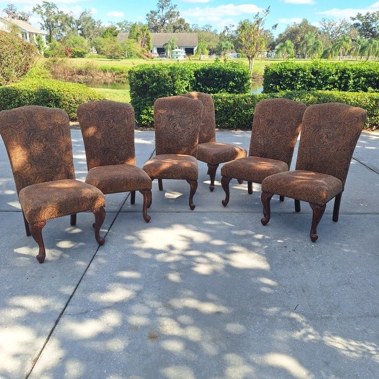 Tuscan Style Dining Chairs Set of 6