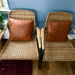 Accent Rattan Chair Set