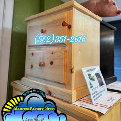 Two Drawer Natural Dresser Cajonera Comoda Nueva Bonita 