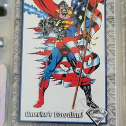 Patriotic Marvel/DC Captain America & Superman Card Lot