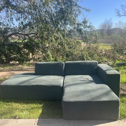 Floyd Cypress Green Sectional Sofa 