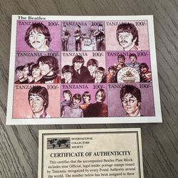 The Beatles & Elvis Presley Collector Stamps