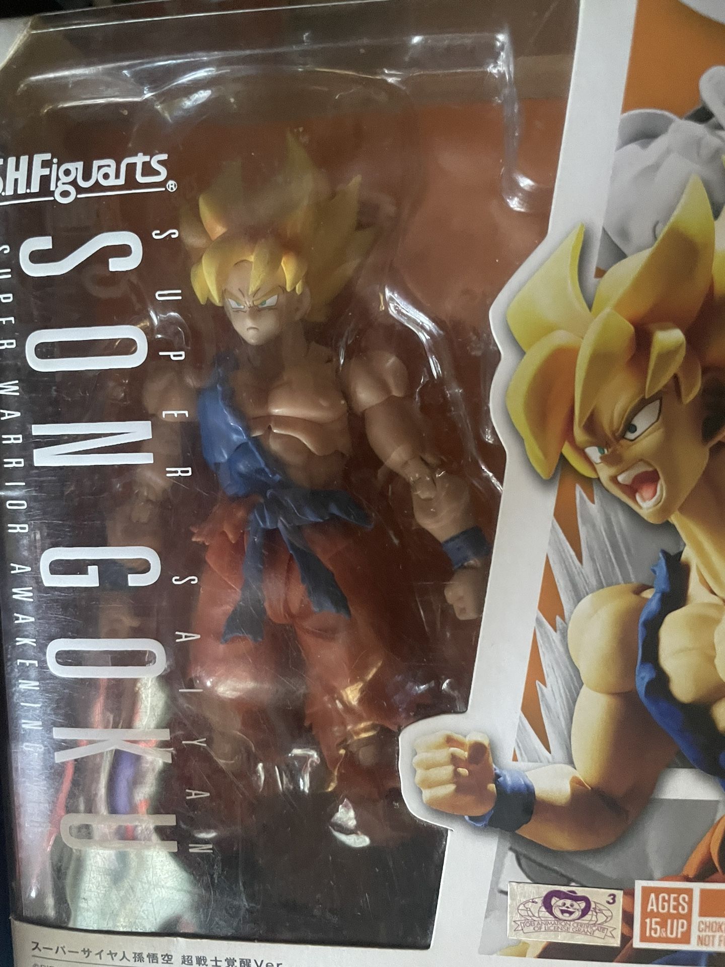 Shf Super Saiyan Goku Awakening