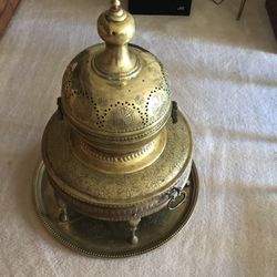 Charcoal Room Warmer Elegant Brass