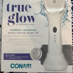 CONAIR True Glow Sonic Facial Brush Kit 
