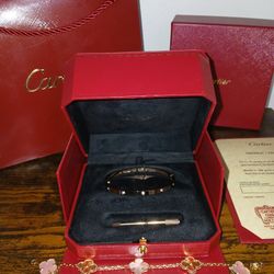 Cartier Love Bracelet & Necklace 