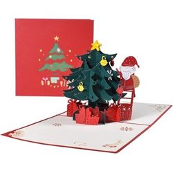 Christmas 3D Pop-up Greeting Card with Envelope