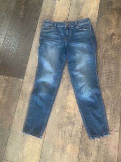 1822 Denim Jeans Womens 26 Skinny High Rise Distressed Stretc