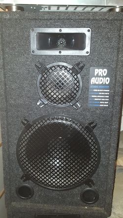 Pro audio speakers