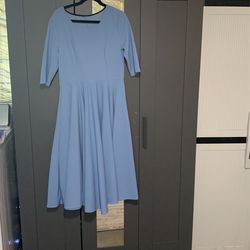 Vestido De Mujer Color Azul , Size L
