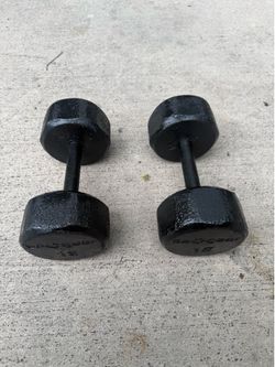 15lbs dumbbells 💪
