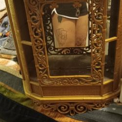Wooden Mirror Wall Decoration