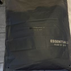 Fear of God Essentials Fleece Hoodie II 'Black'