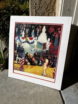 Autographed LeRoy Neiman Poster