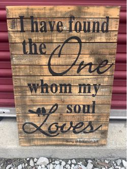 Song of Solomon Wood Wall Decor