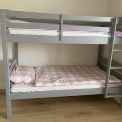 Twin Bunk Bed Or Two Twin Beds With Mattresses
