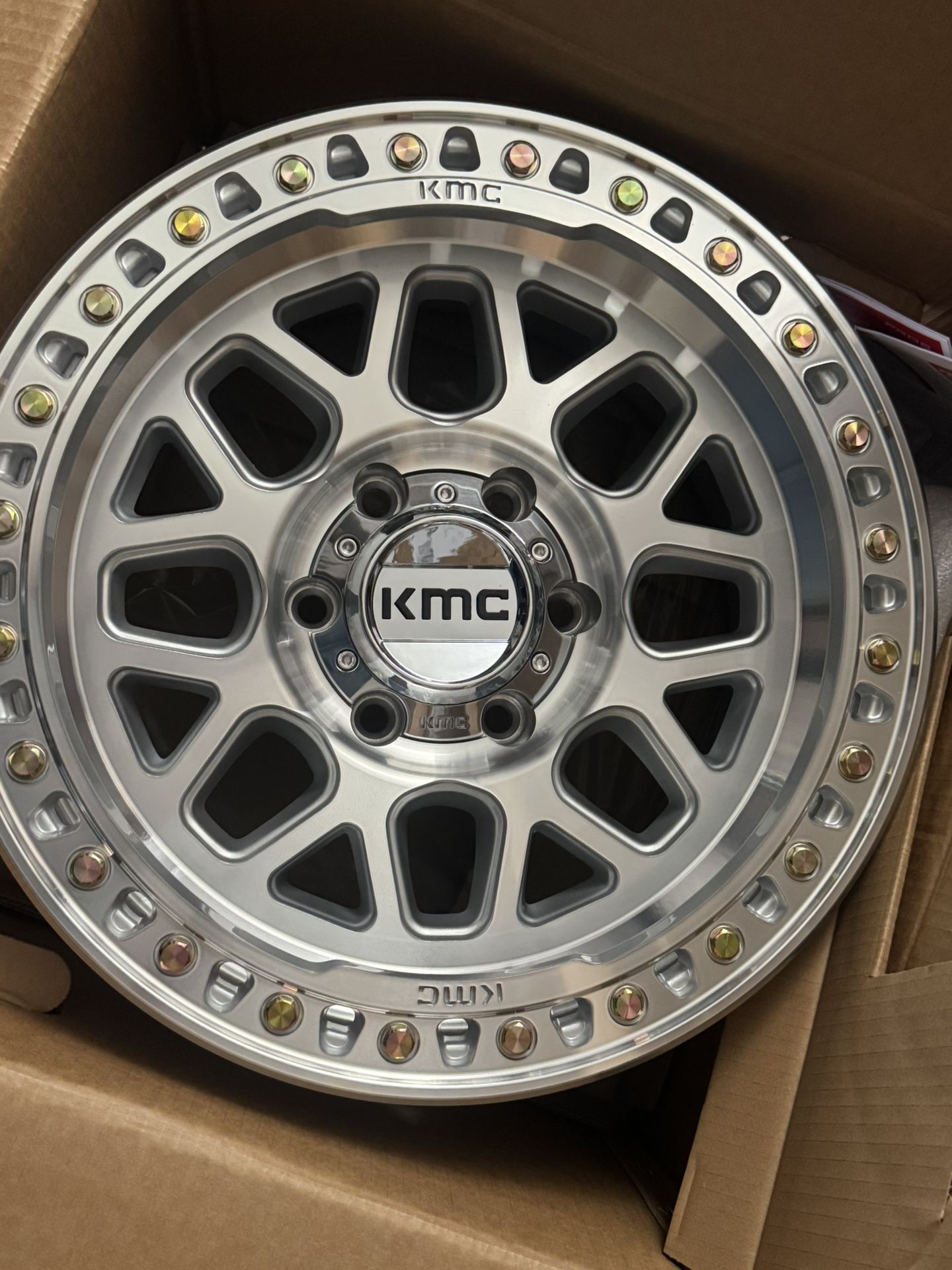 KMC GRS WHEELS 17” CHEVY TOYOTA